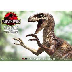 Jurassic Park Estatua Prime Collectibles 1/10 Velociraptor Jump 21 cm