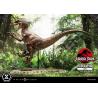 Jurassic Park Estatua Prime Collectibles 1/10 Velociraptor Jump 21 cm