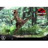 Jurassic Park Estatua Prime Collectibles 1/10 Velociraptor Jump 21 cm