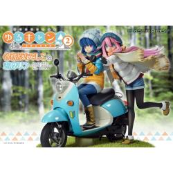 Laid-Back Camp Estatua PVC 1/7 Prisma Wing Nadeshiko Kagamihara & Rin Shima 24 cm