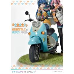 Laid-Back Camp Estatua PVC 1/7 Prisma Wing Nadeshiko Kagamihara & Rin Shima 24 cm