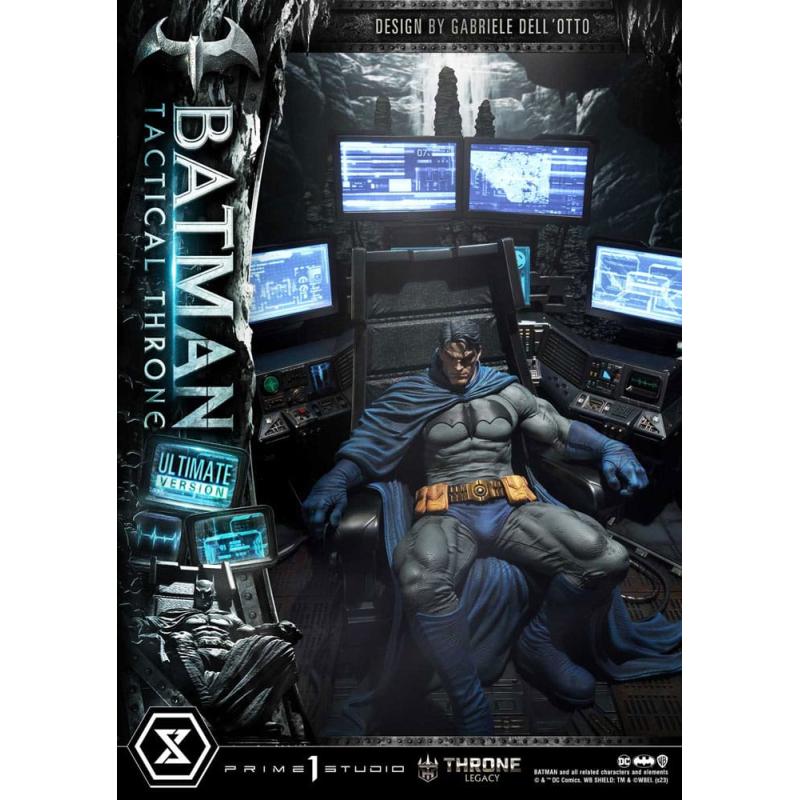 DC Comics Estatua 1/3 Throne Legacy Collection Batman Tactical Throne Ultimate Bonus Version 57 cm