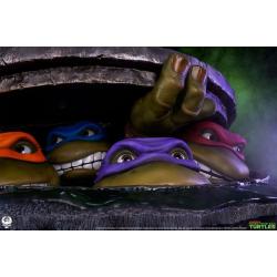 Tortugas Ninja Diorama Statuette Underground 41 cm