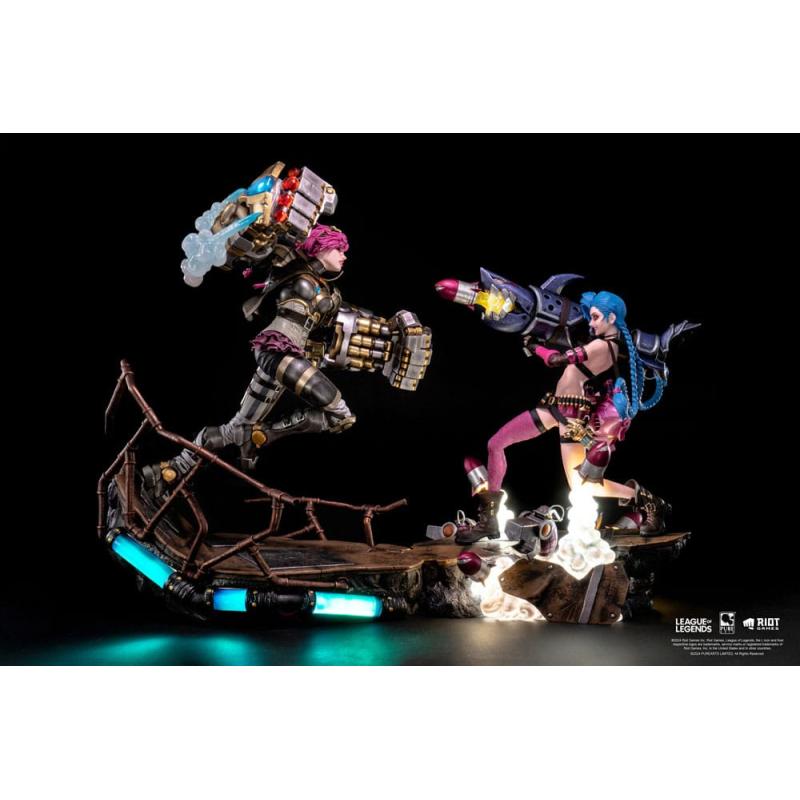 League of Legends Pack de 2 Estatuas 1/6 Vi & Jinx