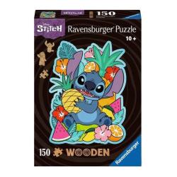 Disney Puzzle de madera WOODEN Stitch (150 piezas