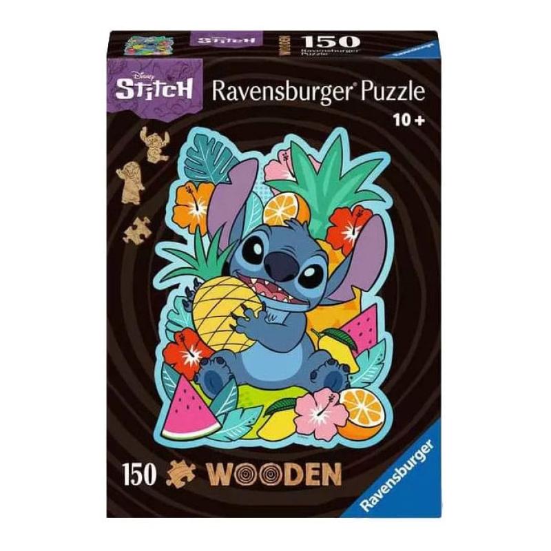 Disney Puzzle de madera WOODEN Stitch (150 piezas