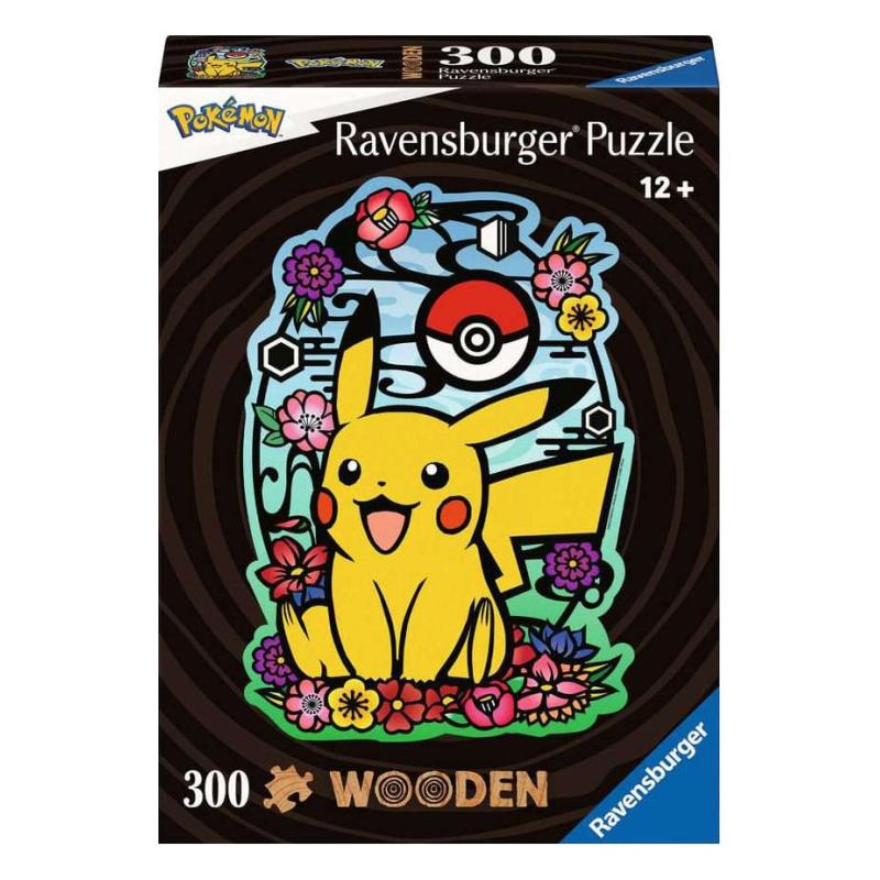 Pokémon Puzzle de madera WOODEN Pikachu (300 piezas
