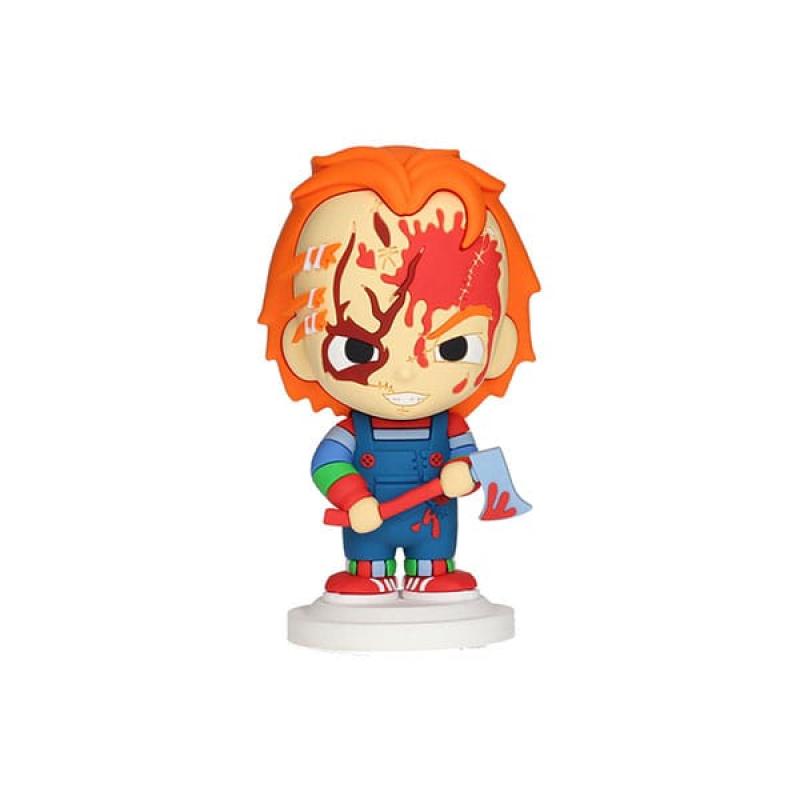 Muñeco Diabólico, Chucky Minifigura Goma Pokis Mega Chucky 12 cm