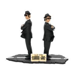 Blues Brothers Pack de 2 Estatuas Movie Icons Jake & Elwood 18 cm
